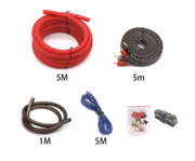 Car Amp Wiring Kit 2 Gauge 2GA Amplifier Subwoofer Cable RCA Fuse Set