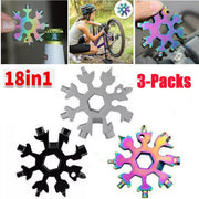 18 in 1 Snowflake Outdoor Multi Tool Set
