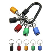 Hex Shank Screwdriver Bits Holder Keychain