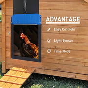 Automatic Chicken Coop Door Time Mode