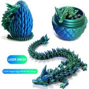 3D Printed Dragon Egg with Dragon Fidget Toy