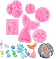 Mermaid Silicone Moulds Cake Molds