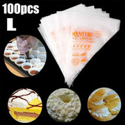 100pcs Icing Piping Bags L