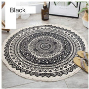 Cotton Linen Carpets Floor Mats Blanket