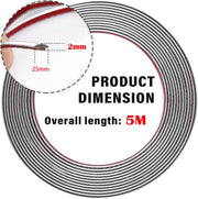 Car Chrome Styling Moulding Trim Strip 25mm x 5M