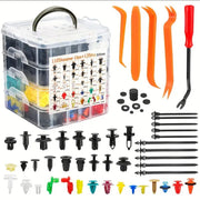 1240pcs Car Push Retainer Clips Plastic Bumper Rivets Fasteners Kit
