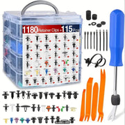 1295pcs Car Push Retainer Clips Plastic Bumper Rivets Fasteners Kit