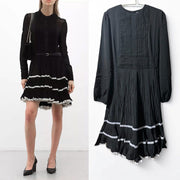 Pleated Shirt Dress