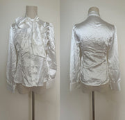 Satin Shirt Blouse Top