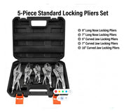 5-Piece Standard Locking Pliers Set