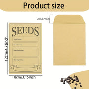 Seed Saving Envelopes Seeds Storage