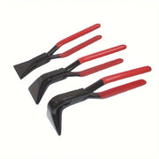 3Pcs Sheet Metal Bending Pliers Set - Straight, 45° & 90° Hand Seamers