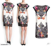 Floral Lace Dress Womens Clothing Size