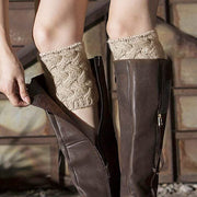 Ankle Cuffs Knit Stockings Leg Warmers