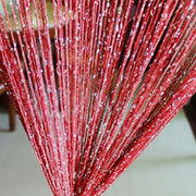 Red Glitter String Door Curtain Fringe Fly Screen Room Divider Panel