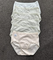 6 Pack Womens Cotton Underwear Briefs Knickers Panties Soft Comfortable