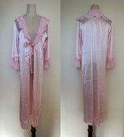 SEXY LINGERIE Satin Robe Sleepwear Dress Pajamas Dressing Gown Nighty Size 8