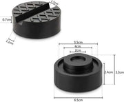 Universal Rubber Floor Jack Pads - Frame Rail Pinch Weld Adapters