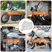 4XL Heavy Duty Waterproof Motorbike Cover UV Dust Protector with Lock Hole