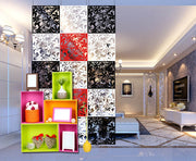 Wall Hanging Room Divider Screens Partition Black