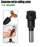 1/2" Shank Router Bit Extension Chuck Collet Extension Rod