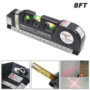 Laser Level Measure Tape Metric Ruler