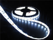 5M 5050 Cool Daylight White LED Strip Light Waterproof IP65 300 LEDs 12V + Connector