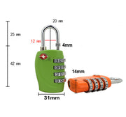 Fuchsia TSA Lock for Secure Checked Baggage