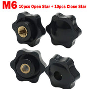 20pcs Tightening Nut M6 Manual Clamping Knob Thumb Nuts