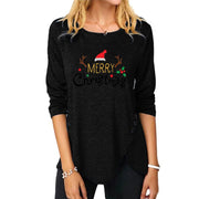 Christmas Shirt Blouse Top Womens Clothing Size 14