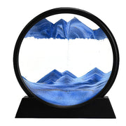 Moving Sand Art Picture Sandscape Glass Frame Home Decor