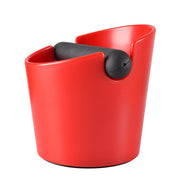 Coffee Knock Box Espresso Ground Dump Bin Waste Container Detachable Rubber Bar Red
