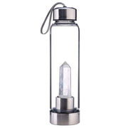 Crystal Water Bottle Clear Quartz