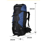 80L Tramping Pack Back Pack Bag Grey