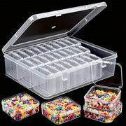 31pcs Clear Craft Storage Box Diamond Painting Bead Jewellery Organiser