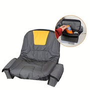 Ride On Lawn Mower Seat Cover 600D Oxford Waterproof Storage Pockets Green