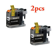 2 Pack Compatible LC233 Black Ink Cartridge LC233BK Brother MFC-J4620DW