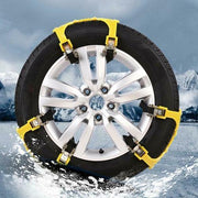 6x Universal Car Tire Snow Chains Emergency Anti-Skid TPU Steel Nails Bag
