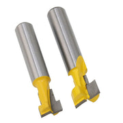 2pcs Key Hole Router Bits Set 1/4" Shank