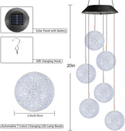 Solar Wind Chimes Outdoor Garden Light