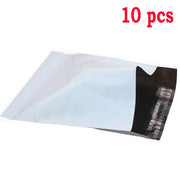 10x A2 White Courier Bags 120 Micron Heavy Duty Postage Mailing Satchels