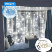 String Lights Curtain Lights Fairy Wall Lights 300 Led 3m*3m USB