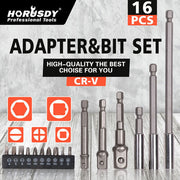 Socket Adapter & Hex Shank Magnetic Extension Set