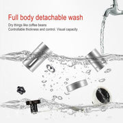 Manual Stainless Steel Coffee Grinder Hand Burr Mill Portable Ceramic Core