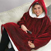 Blanket Hoodie Sweatshirt Ultra Plush Fleece Oversized Unisex