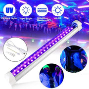10W USB UV Blacklight Bar Portable LED Ultraviolet Lamp for Glow Parties & Posters