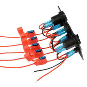 5 Gang ON-OFF Car Boat Switch Control Panel