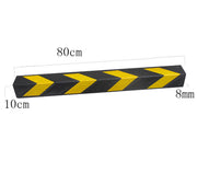 80cm long black and yellow chevron reflective safety bumper bar