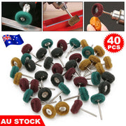 40 pieces of colorful felt polishing wheels for rotary tool drills