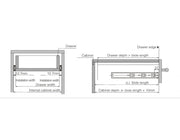 500mm Drawer Runner Soft Close